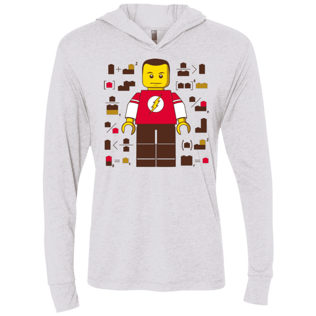 T-Shirts Heather White / X-Small Highly Illogical Triblend Long Sleeve Hoodie Tee