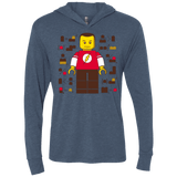 T-Shirts Indigo / X-Small Highly Illogical Triblend Long Sleeve Hoodie Tee