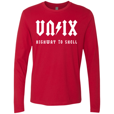 T-Shirts Red / Small Highway to shell Men's Premium Long Sleeve