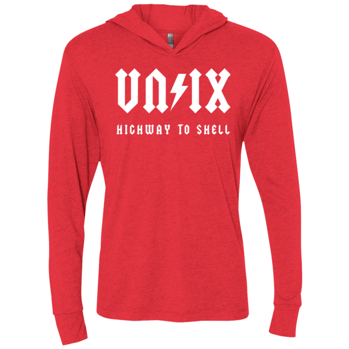 T-Shirts Vintage Red / X-Small Highway to shell Triblend Long Sleeve Hoodie Tee