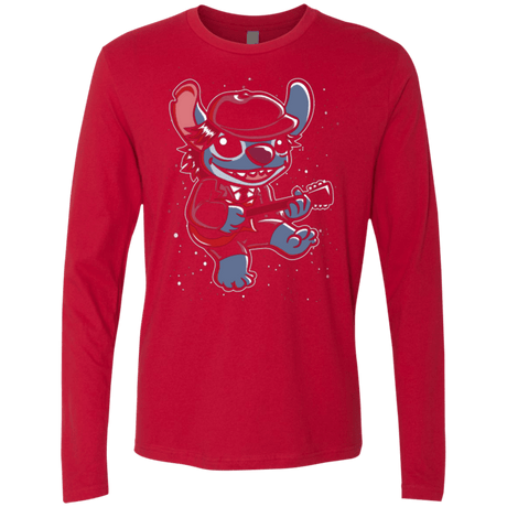 T-Shirts Red / Small Highway to Space Men's Premium Long Sleeve