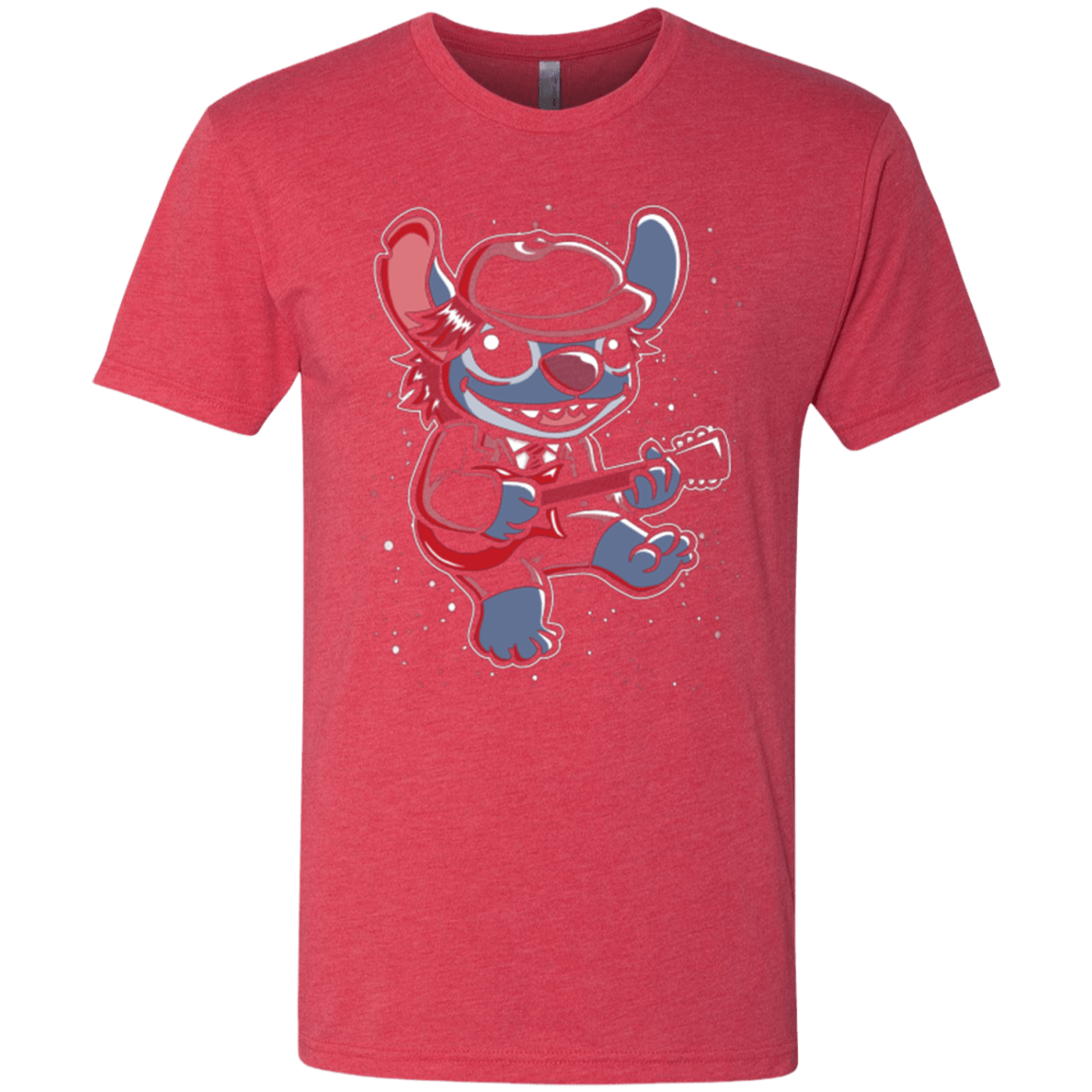 T-Shirts Vintage Red / Small Highway to Space Men's Triblend T-Shirt