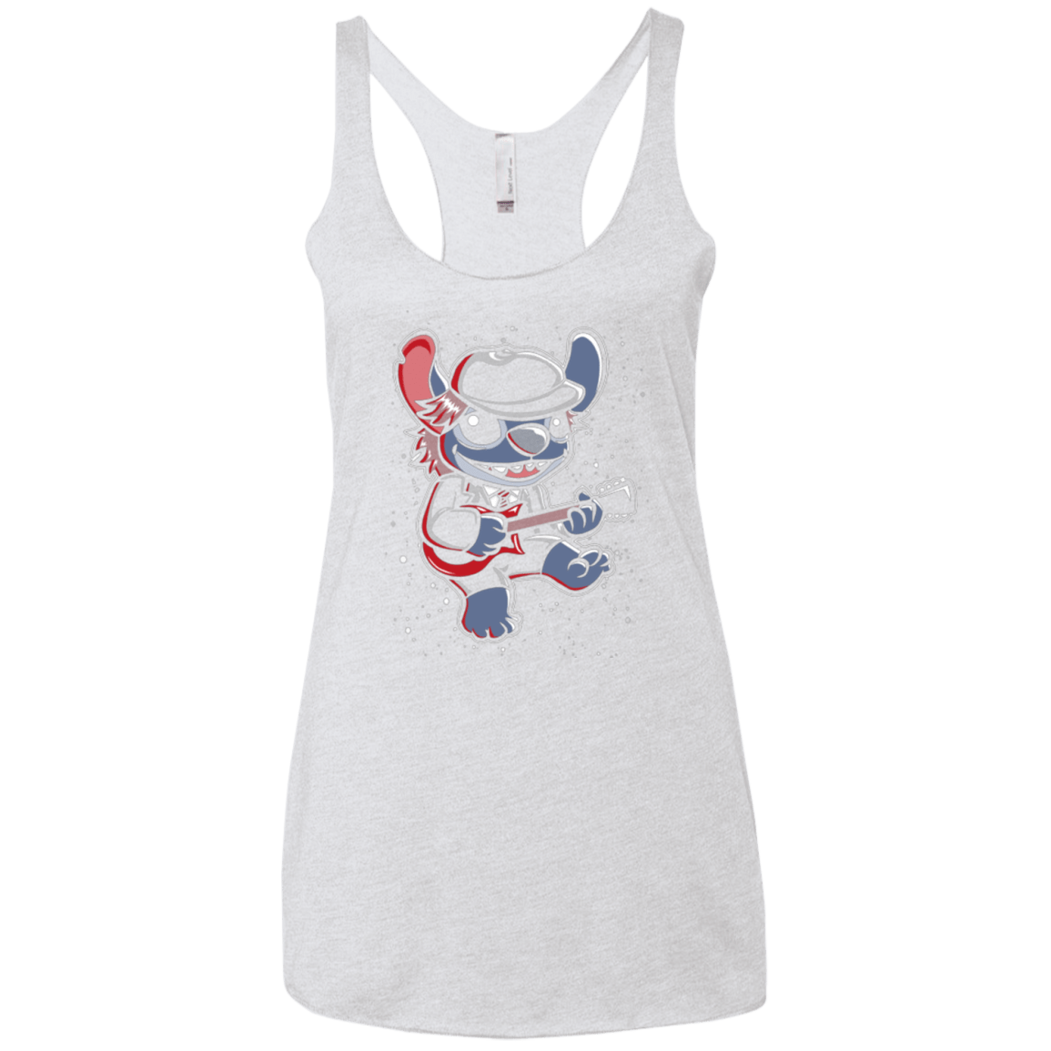 T-Shirts Heather White / X-Small Highway to Space Women's Triblend Racerback Tank