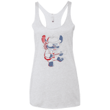T-Shirts Heather White / X-Small Highway to Space Women's Triblend Racerback Tank