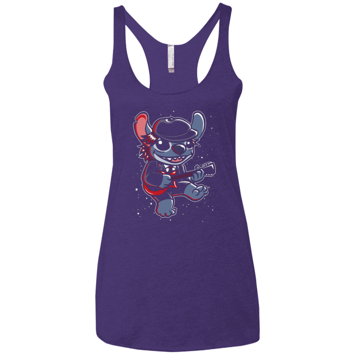 T-Shirts Purple / X-Small Highway to Space Women's Triblend Racerback Tank