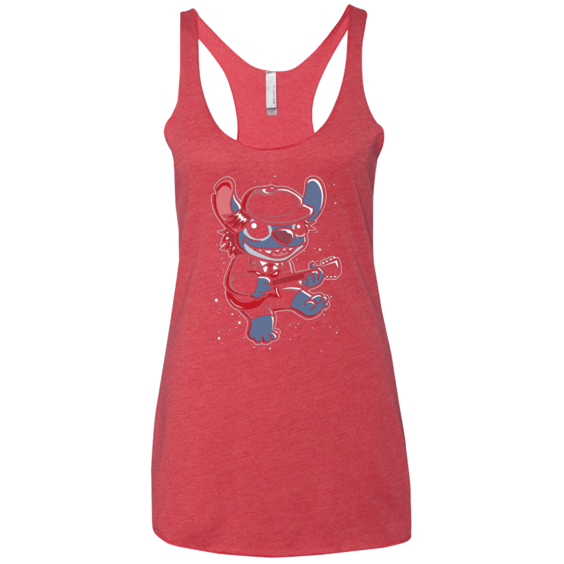 T-Shirts Vintage Red / X-Small Highway to Space Women's Triblend Racerback Tank