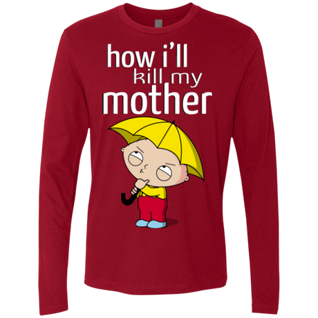 T-Shirts Cardinal / S HIKMM Men's Premium Long Sleeve