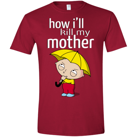 T-Shirts Cardinal Red / S HIKMM Men's Semi-Fitted Softstyle