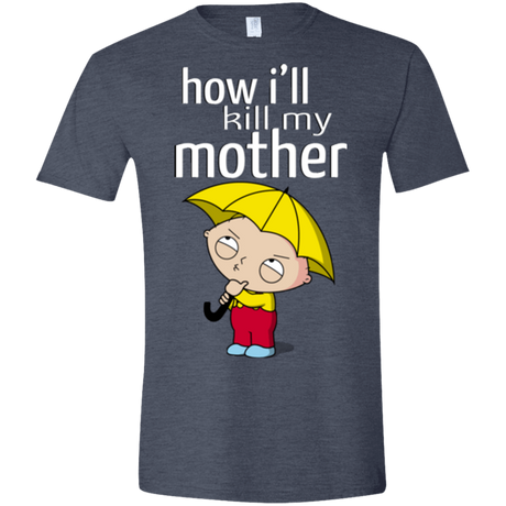 T-Shirts Heather Navy / S HIKMM Men's Semi-Fitted Softstyle