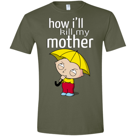 T-Shirts Military Green / S HIKMM Men's Semi-Fitted Softstyle