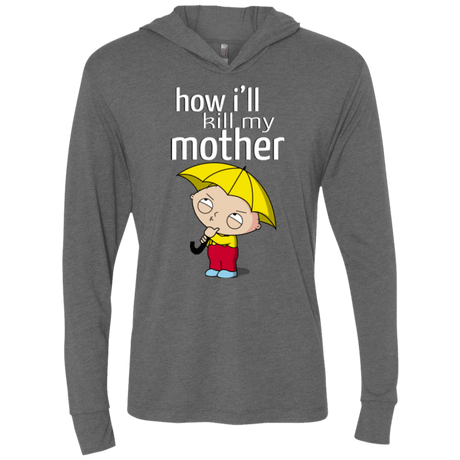 T-Shirts Premium Heather / X-Small HIKMM Triblend Long Sleeve Hoodie Tee