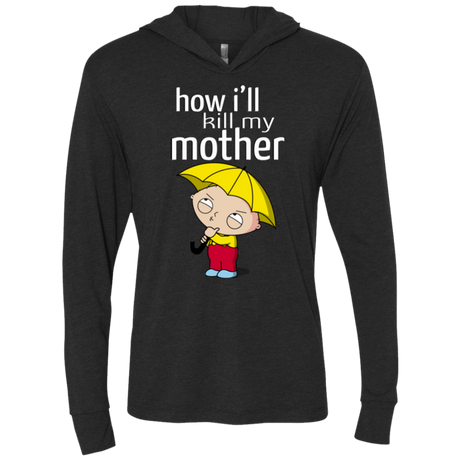 T-Shirts Vintage Black / X-Small HIKMM Triblend Long Sleeve Hoodie Tee