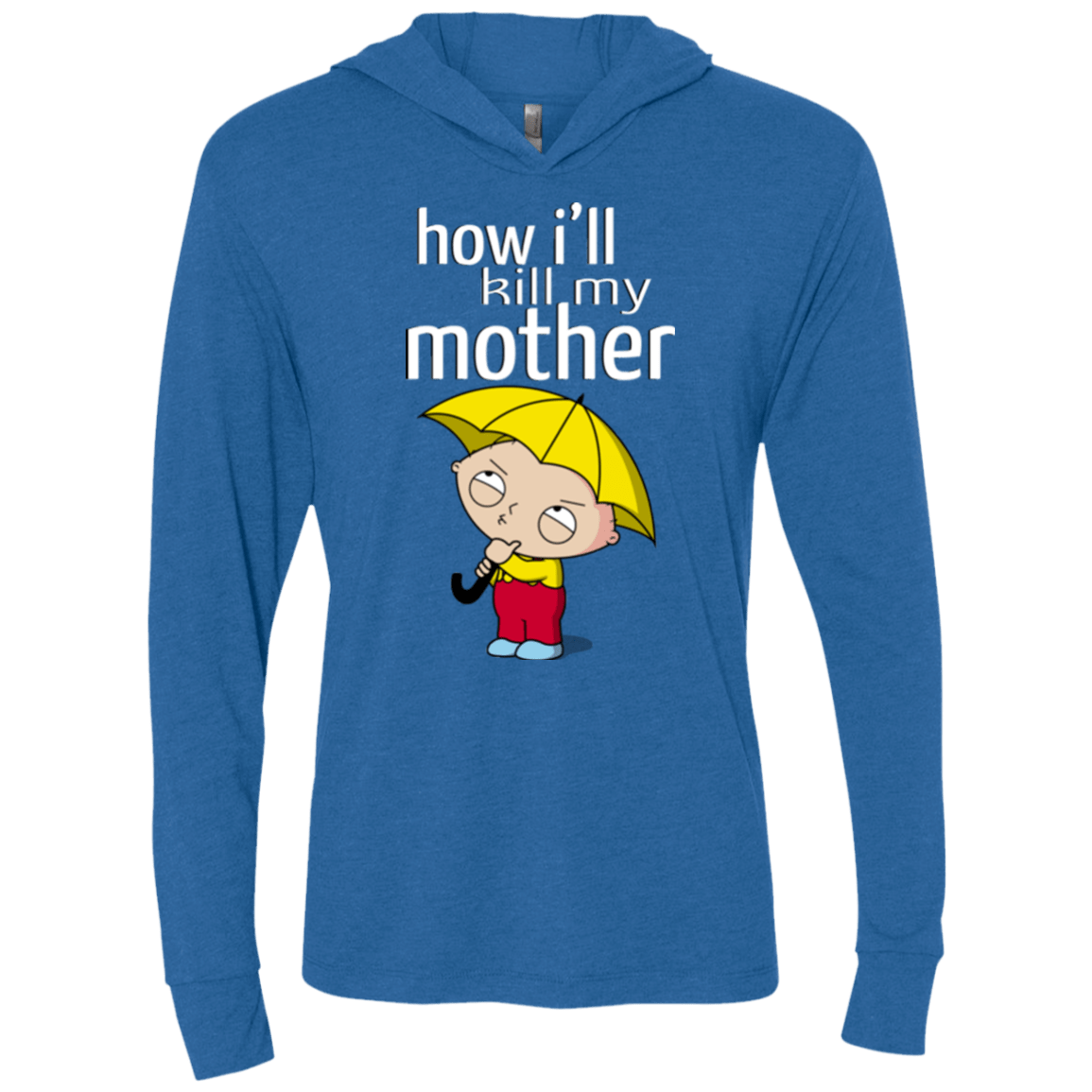 T-Shirts Vintage Royal / X-Small HIKMM Triblend Long Sleeve Hoodie Tee