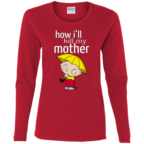 T-Shirts Red / S HIKMM Women's Long Sleeve T-Shirt