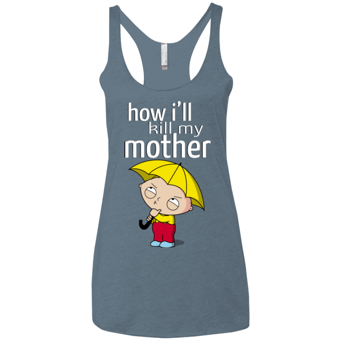 T-Shirts Indigo / X-Small HIKMM Women's Triblend Racerback Tank