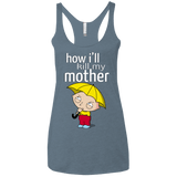 T-Shirts Indigo / X-Small HIKMM Women's Triblend Racerback Tank