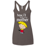 T-Shirts Macchiato / X-Small HIKMM Women's Triblend Racerback Tank