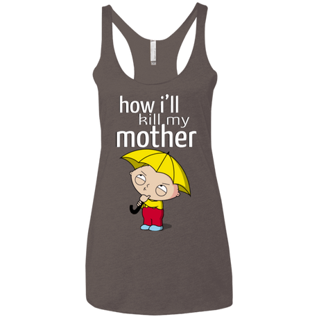 T-Shirts Macchiato / X-Small HIKMM Women's Triblend Racerback Tank