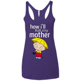 T-Shirts Purple Rush / X-Small HIKMM Women's Triblend Racerback Tank