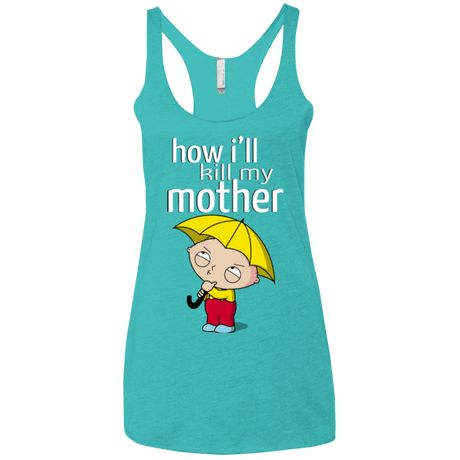 T-Shirts Tahiti Blue / X-Small HIKMM Women's Triblend Racerback Tank