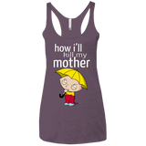 T-Shirts Vintage Purple / X-Small HIKMM Women's Triblend Racerback Tank