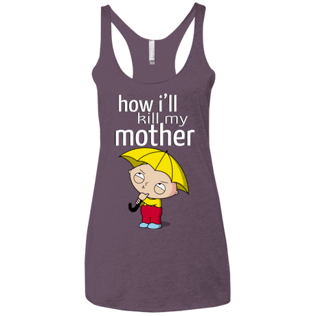 T-Shirts Vintage Purple / X-Small HIKMM Women's Triblend Racerback Tank