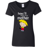 T-Shirts Black / S HIKMM Women's V-Neck T-Shirt