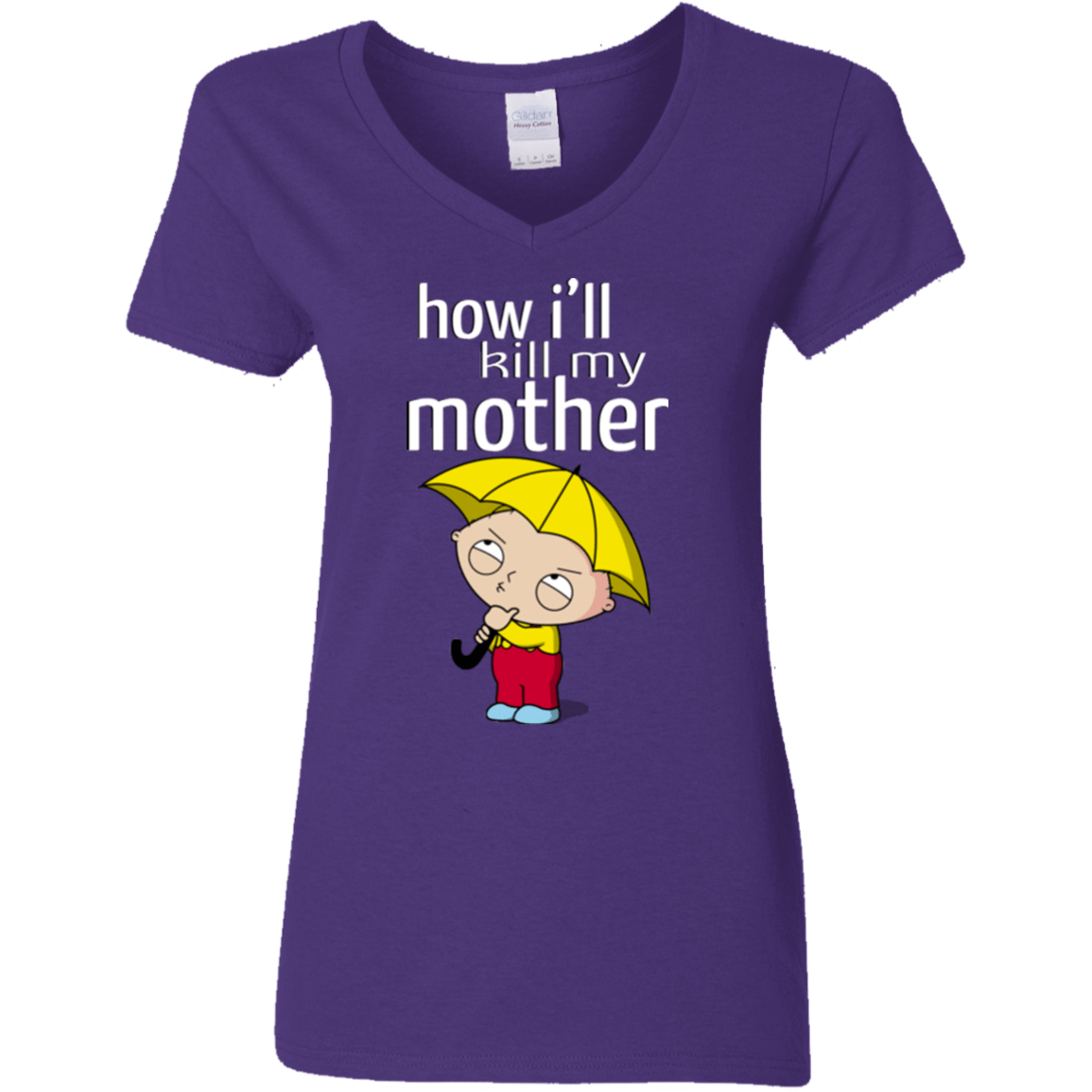 T-Shirts Purple / S HIKMM Women's V-Neck T-Shirt