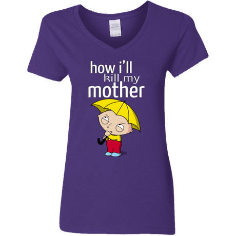 T-Shirts Purple / S HIKMM Women's V-Neck T-Shirt