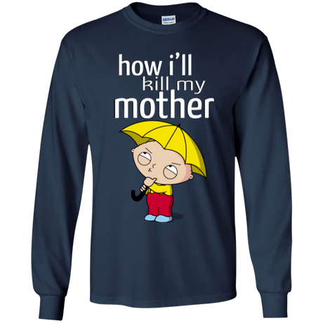 T-Shirts Navy / YS HIKMM Youth Long Sleeve T-Shirt