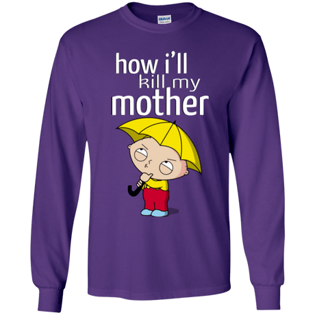 T-Shirts Purple / YS HIKMM Youth Long Sleeve T-Shirt