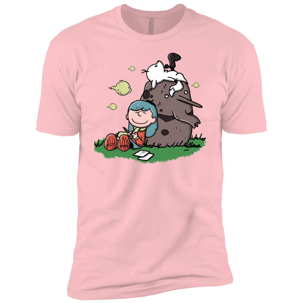T-Shirts Light Pink / YXS Hilda Brown Boys Premium T-Shirt