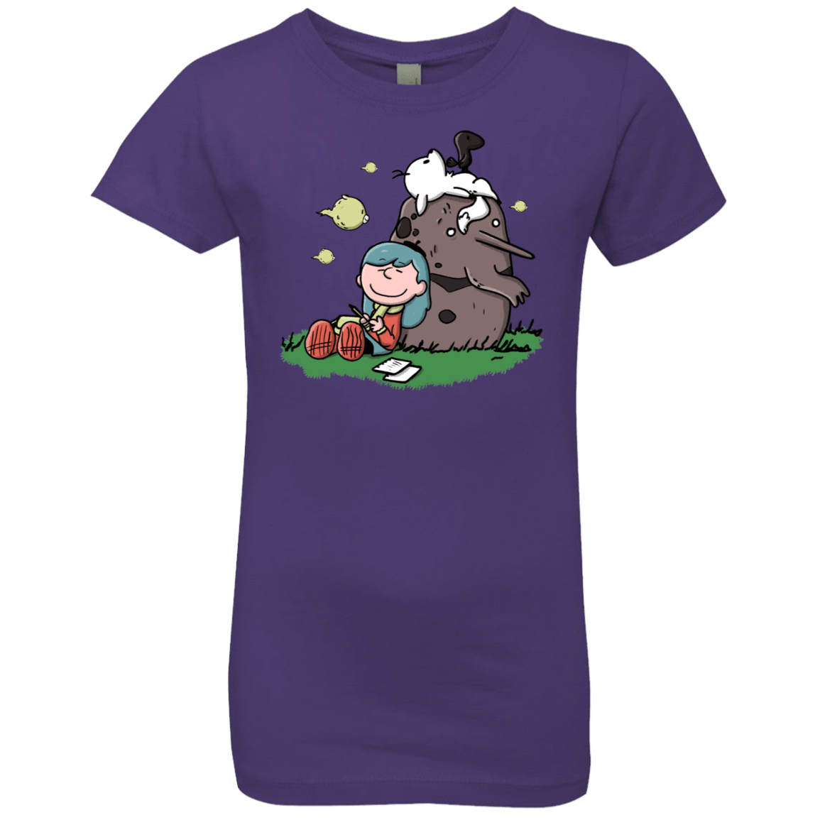 T-Shirts Purple Rush / YXS Hilda Brown Girls Premium T-Shirt