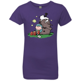 T-Shirts Purple Rush / YXS Hilda Brown Girls Premium T-Shirt