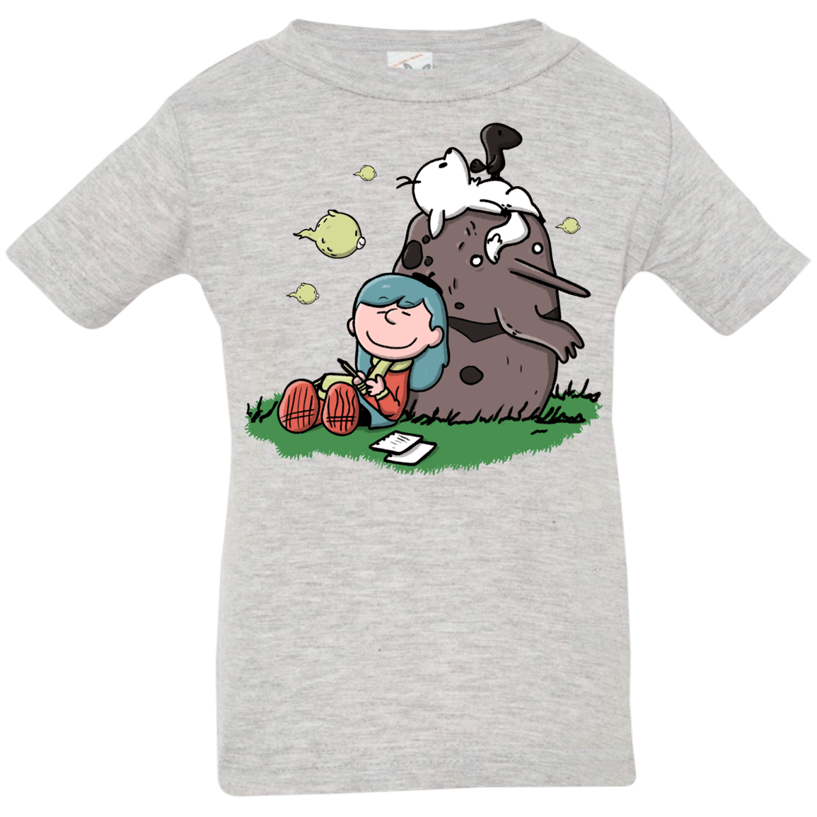 T-Shirts Heather Grey / 6 Months Hilda Brown Infant Premium T-Shirt