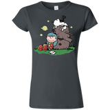 T-Shirts Charcoal / S Hilda Brown Junior Slimmer-Fit T-Shirt