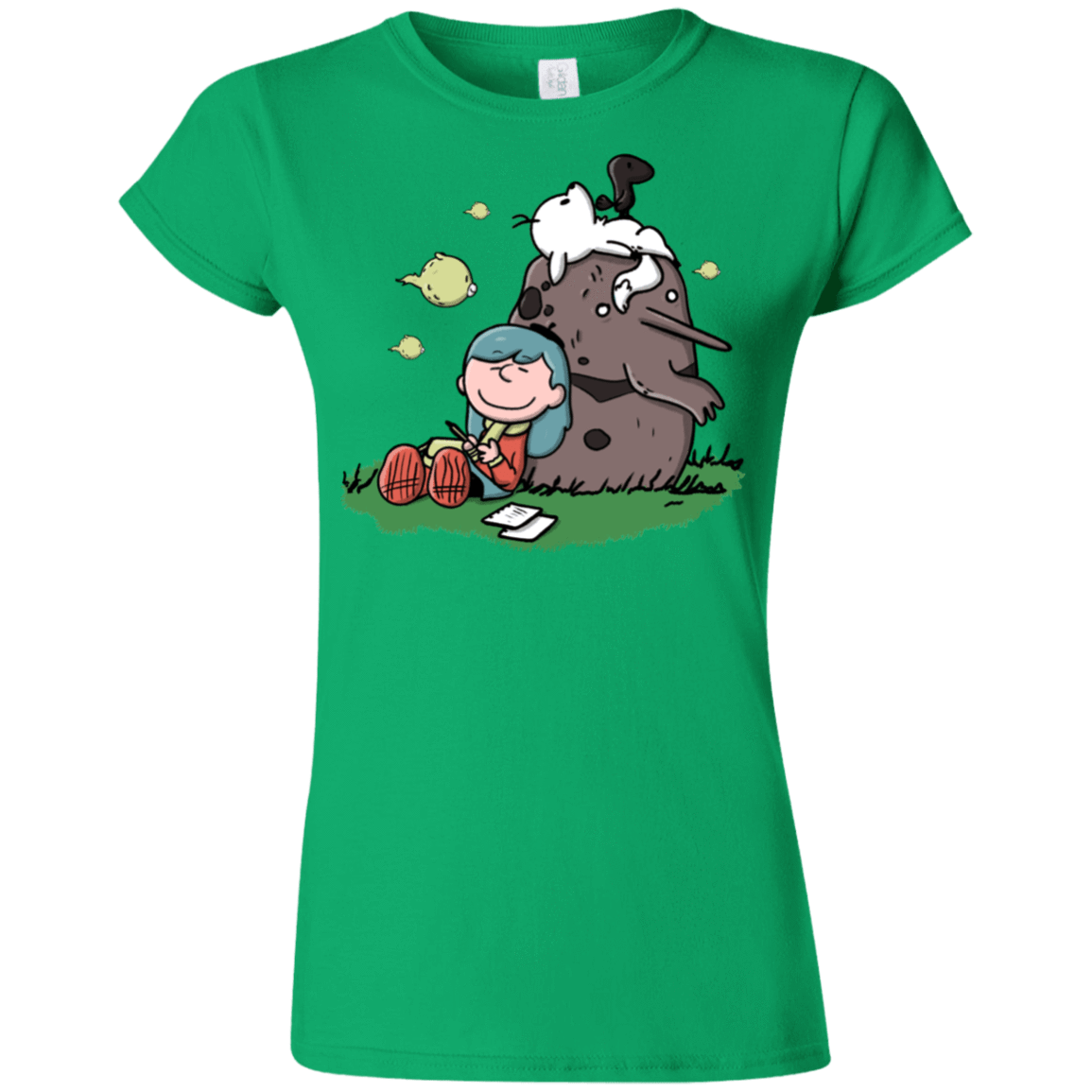 T-Shirts Irish Green / S Hilda Brown Junior Slimmer-Fit T-Shirt