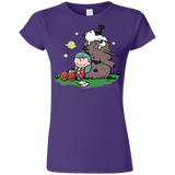 T-Shirts Purple / S Hilda Brown Junior Slimmer-Fit T-Shirt