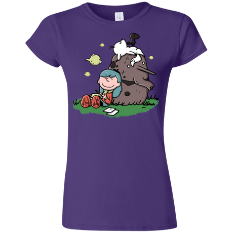 T-Shirts Purple / S Hilda Brown Junior Slimmer-Fit T-Shirt