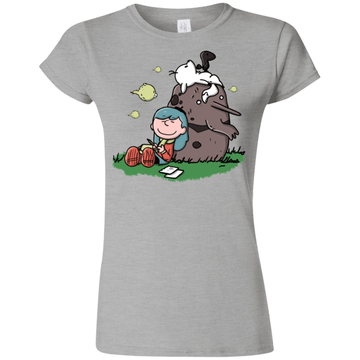 T-Shirts Sport Grey / S Hilda Brown Junior Slimmer-Fit T-Shirt