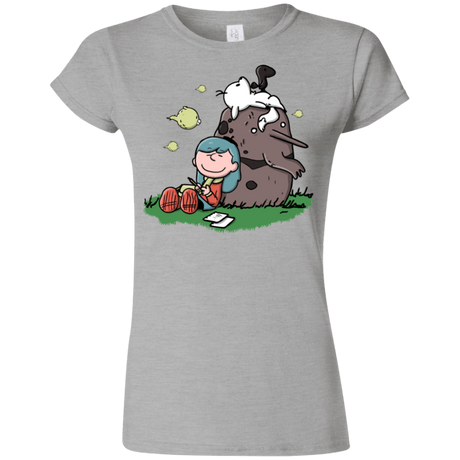 T-Shirts Sport Grey / S Hilda Brown Junior Slimmer-Fit T-Shirt