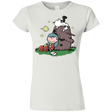 T-Shirts White / S Hilda Brown Junior Slimmer-Fit T-Shirt