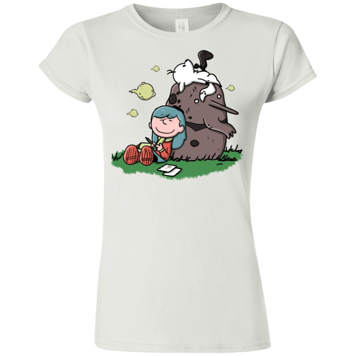 T-Shirts White / S Hilda Brown Junior Slimmer-Fit T-Shirt