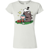 T-Shirts White / S Hilda Brown Junior Slimmer-Fit T-Shirt