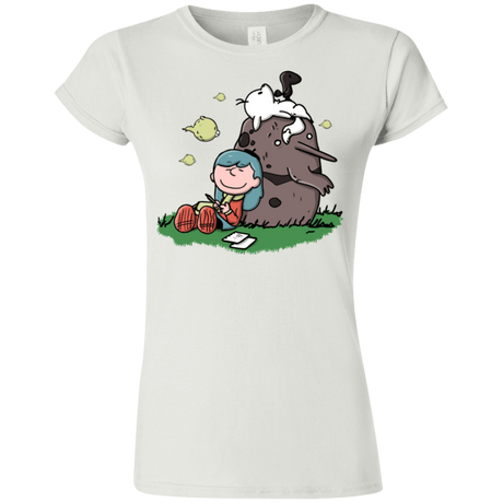 T-Shirts White / S Hilda Brown Junior Slimmer-Fit T-Shirt