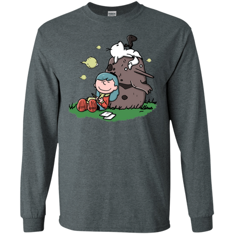 T-Shirts Dark Heather / S Hilda Brown Men's Long Sleeve T-Shirt