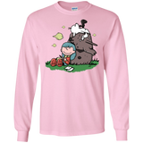 T-Shirts Light Pink / S Hilda Brown Men's Long Sleeve T-Shirt