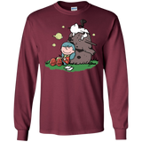 T-Shirts Maroon / S Hilda Brown Men's Long Sleeve T-Shirt