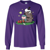 T-Shirts Purple / S Hilda Brown Men's Long Sleeve T-Shirt