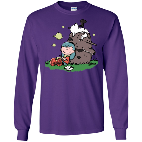 T-Shirts Purple / S Hilda Brown Men's Long Sleeve T-Shirt